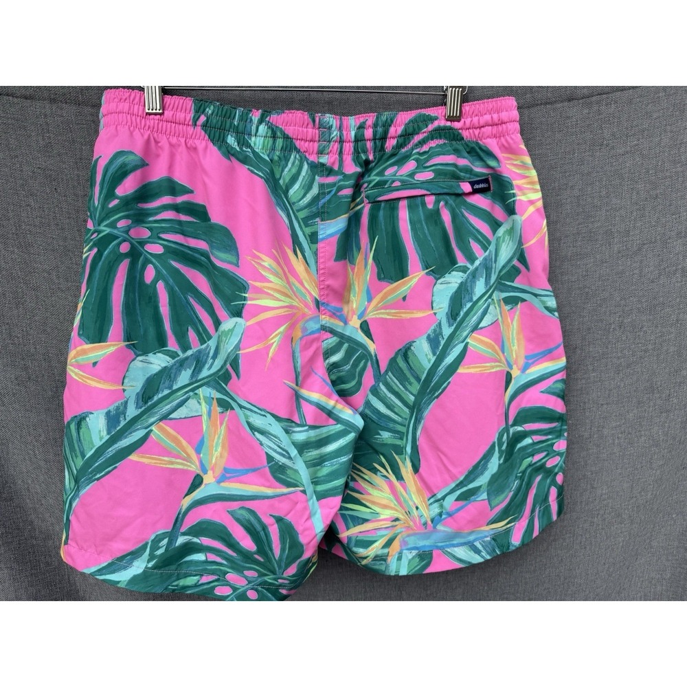 Chubbies Mens 7" Lined Swim Trunks XXL The Birds of Paradise Pink‎ - Picture 2 of 4